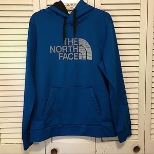 The North Face Mens Large Blue Hoodie Sweatshirt